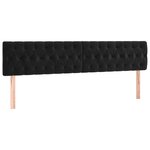 vidaXL Sommier à lattes de lit et matelas LED noir 120x190 cm velours