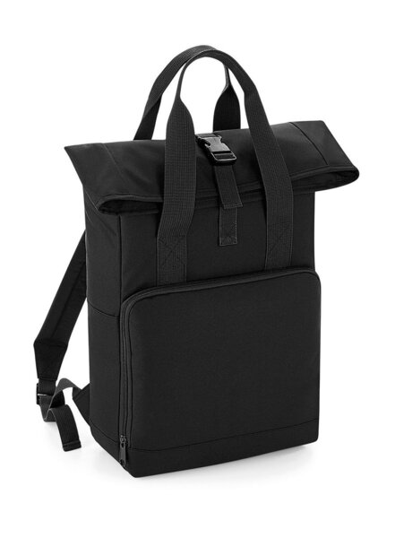 Sac à dos urbain rolltop et poignées - 14 litres - BG118 - noir