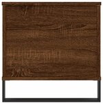 vidaXL Table basse Chêne marron 90x44 5x45 cm Bois d'ingénierie