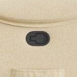 vidaXL Fauteuil inclinable Crème Tissu