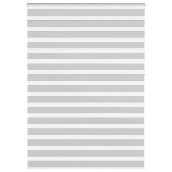 vidaXL Store zèbre gris clair largeur du tissu 160 9 cm polyester