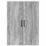 vidaXL Armoire Murale 66 x 34 5 x 90 cm Bois d'ingénierie Sonoma gris