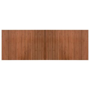 vidaXL Tapis rectangulaire marron 70x200 cm bambou