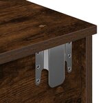 vidaXL Étagère murale avec tiroirs chêne fumé bois d'ingénierie