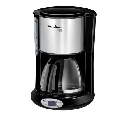 Moulinex fg362810 cafetiere filtre programmable subito timer - noir