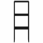 vidaXL Bibliothèque empilable chêne noir 30x30x80 cm bois d'ingénierie