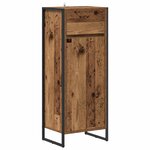 vidaXL Ensemble de mobilier de salle de bain avec tiroir Bois ancien