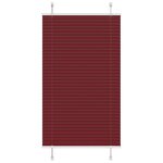 vidaXL Store plissé rouge bordeaux 80x100 cm largeur du tissu 79 4 cm