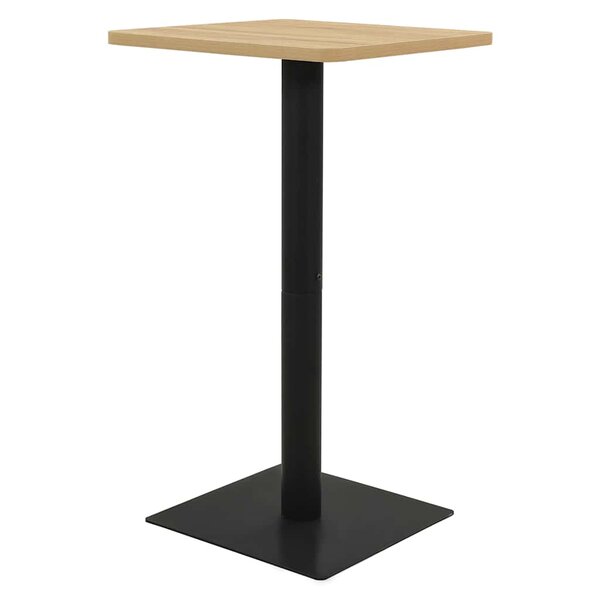 vidaXL Table de bistro Couleur chêne 60x60x107 cm