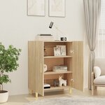 vidaXL Buffet Chêne sonoma 70x34x90 cm Bois d'ingénierie