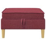 vidaXL Sofa avec rangement Tissu