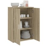 vidaXL Buffet chêne sonoma 60x31x84 cm bois d'ingénierie