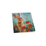 CRYSTAL ART Kit carte broderie diamant 18x18cm Lapin