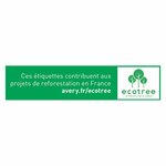 Boîte de 800 étiquettes adresse laser recyclées blanc 99,1 x 67,7 mm avery