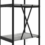 vidaXL Étagère Sonoma gris 40 x 30 x 183 cm Bois d'ingénierie