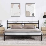 vidaXL Cadre de lit sans matelas chêne sonoma 193x203 cm