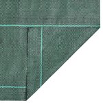 vidaXL Membrane anti-mauvaises herbes vert 1 5x10 m PP