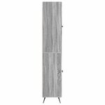 vidaXL Ensemble de Meubles 2 Pièces Sonoma gris Bois d'ingénierie