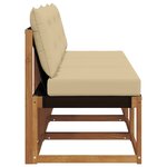 vidaXL 3 Pièce Canapé du milieu extérieur