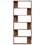 vidaXL Bibliothèque vieux bois 80x24x192 cm bois d'ingénierie