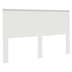 vidaXL Tête de lit Blanc Brillant 160 cm Bois d'ingénierie
