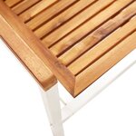 vidaXL Chaises de jardin 8 Pièces avec coussins Bois d'acacia solide