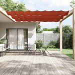 vidaXL Auvent vertical Terre cuite 60x1200 cm Tissu oxford