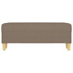 Banc banquette 100 x 35 x 41 cm tissu taupe 02_0010653