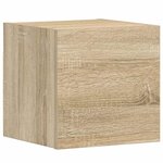 vidaXL Ensemble de meubles TV 3 Pièces Chêne sonoma Bois d'ingénierie