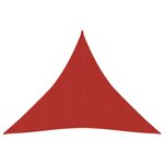 vidaXL Voile d'ombrage 160 g/m² Rouge 6x6x6 m PEHD