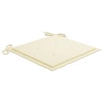 vidaXL Chaises pliables de jardin lot de 4 avec coussins Bois d'acacia