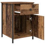 vidaXL Armoires de Chevet 2 Pièces Bois Ancien 40x42x60 cm Bois d'Ingénierie
