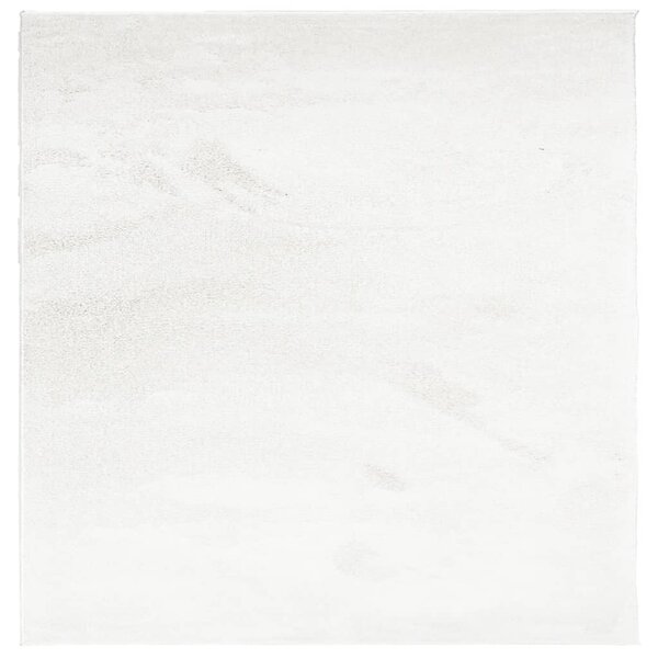 vidaXL Tapis OVIEDO à poils courts crème 200x200 cm