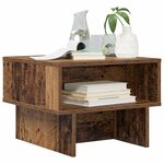 vidaXL Table basse Bois ancien 48 x 46 x 35 cm Bois d'ingénierie