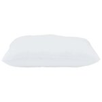 vidaXL Oreiller avec oreiller Blanc Polyester