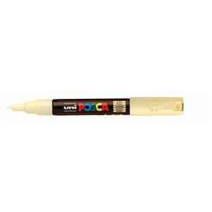 Marqueur pointe conique extra-fine POSCA PC1MC 0,7 - 1mm Ivoire x 12 POSCA