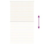 vidaXL Store zèbre beige marbré largeur du tissu 115 9 cm polyester