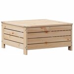 vidaXL Salon de jardin 3 Pièces avec coussins Bois de pin massif