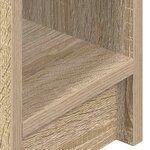 vidaXL Table de chevet avec tiroir chêne sonoma 20x36x60 cm