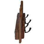 vidaXL Cintre Marron 48 x 8 x 15 cm Bois de Mahogany Massif