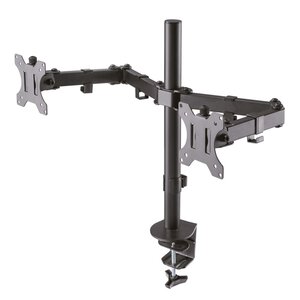 Newstar support de bureau réglable de 2 moniteurs 10"-32" 4-46 cm noir