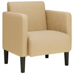 vidaXL Canapé-chaise accoudoirs gris-vert 54 cm tissu velours côtelé
