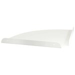 vidaXL Étagère flottante avec étagère 2 Pièces Blanc 30 x 30 x 2 cm