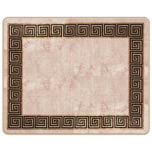 vidaXL Coureur de Tapis MARSA Noir 80 x 100 cm Polyester et PVC