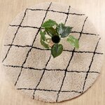 Dutch Lifestyle Tapis Berlin Sanft 150 cm Rond Beige