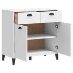 vidaXL Buffet VIKEN blanc 80x40x80 cm bois d'ingénierie