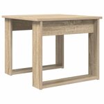 vidaXL Ensemble de tables basses 2 Pièces Chêne Sonoma Bois d'ingénierie