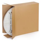 Caisse carton brune double cannelure raja 57x10x87 cm (lot de 10)