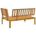 vidaXL Canapé d'angle palette de jardin bois massif d'acacia