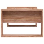 vidaXL Table basse 110x60x40 cm Bois de teck massif
